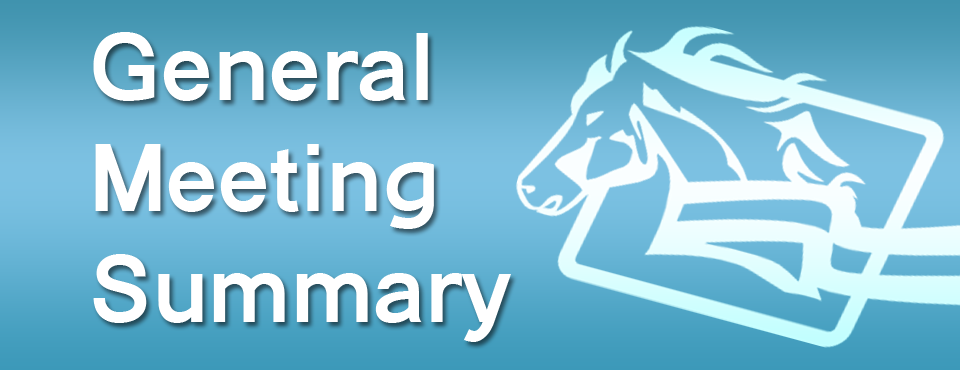 General Meeting Summary